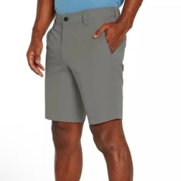 BANANA REPUBLIC Men's Gray Flat Front Golf Shorts Size 36 Pockets Outdoors - Picture 3 of 15